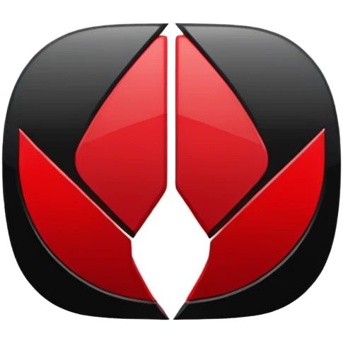 black and red amway logo Icon emoji