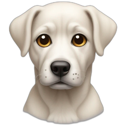 Chien squelettique emoji