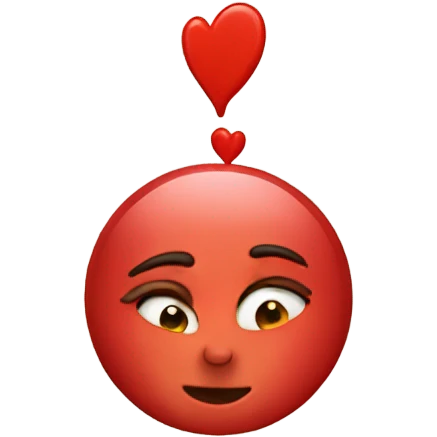 I love you more  emoji