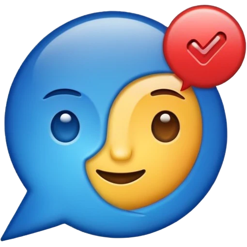 Create a emoji of realistic Instagram blue tick emoji