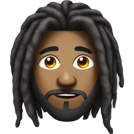 Nonchalant Dreadhead  emoji