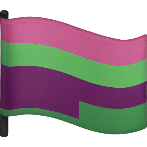Abrosexual flag emoji