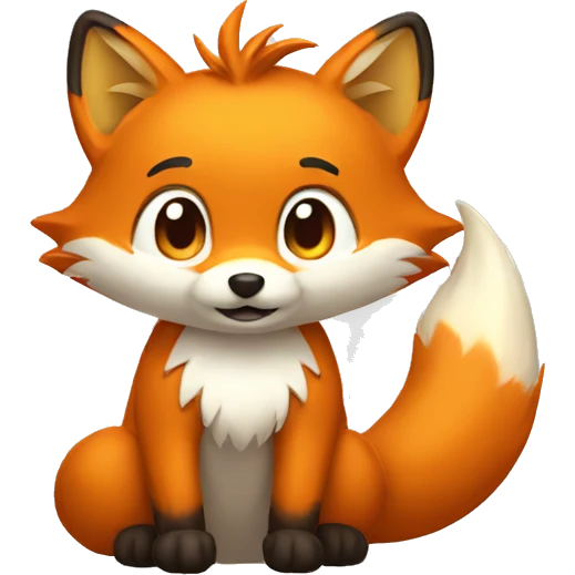tails fox emoji