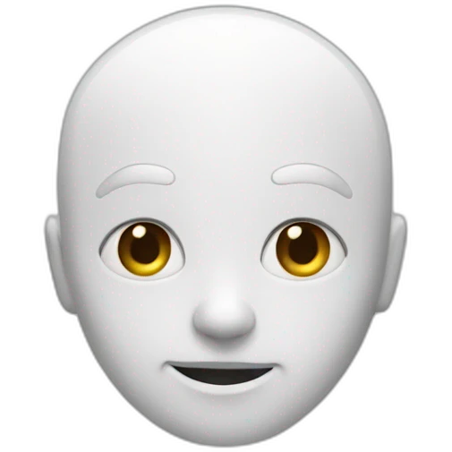 Chat blanc emoji