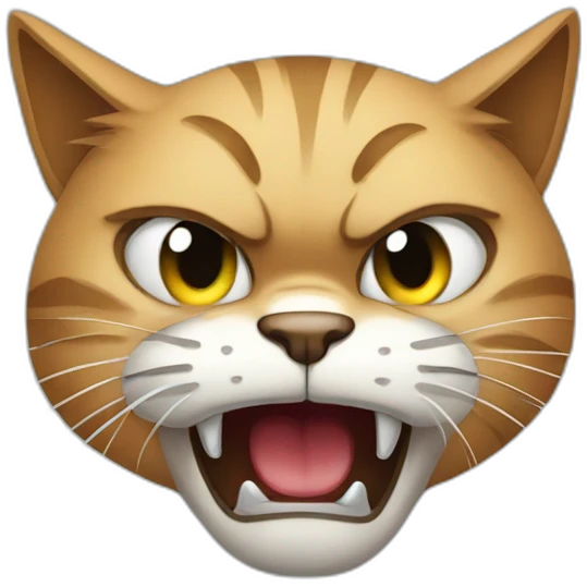 angry cat emoji