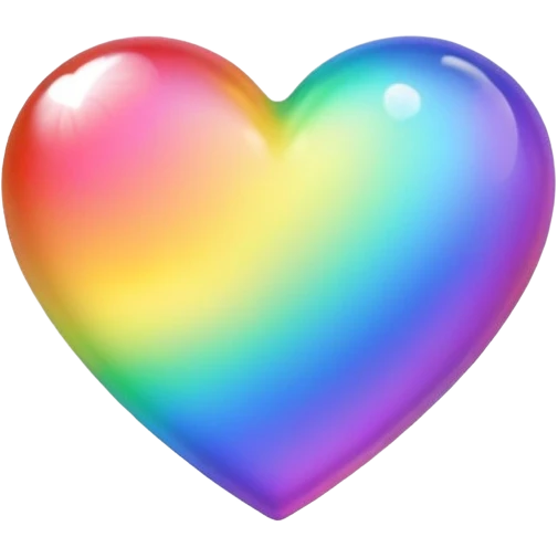 Heart rainbow amsung ui 5 galaxy emoji