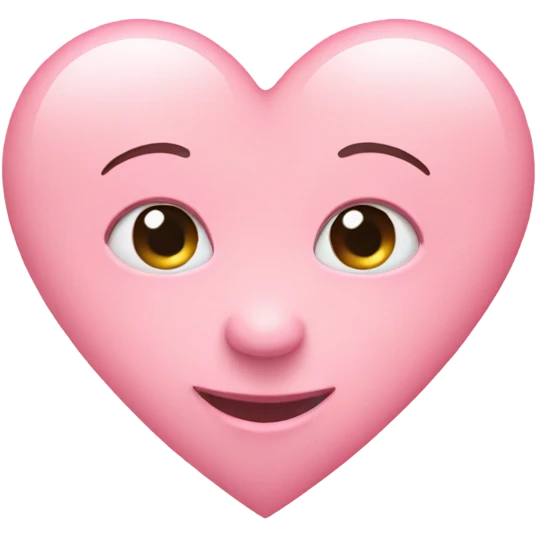 baby pink heart emoji