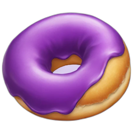 fur purple donut emoji