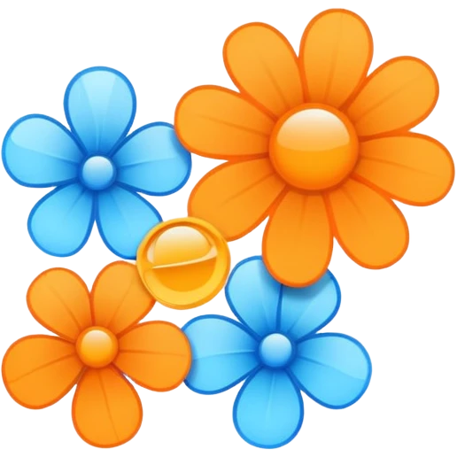 pollen filter icon, colorful, bright colors emoji
