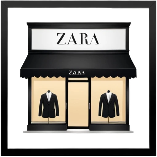 Zara store emoji