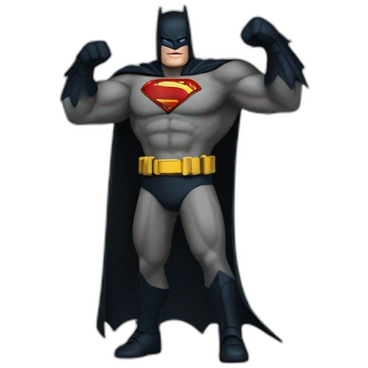 batman fight superman emoji