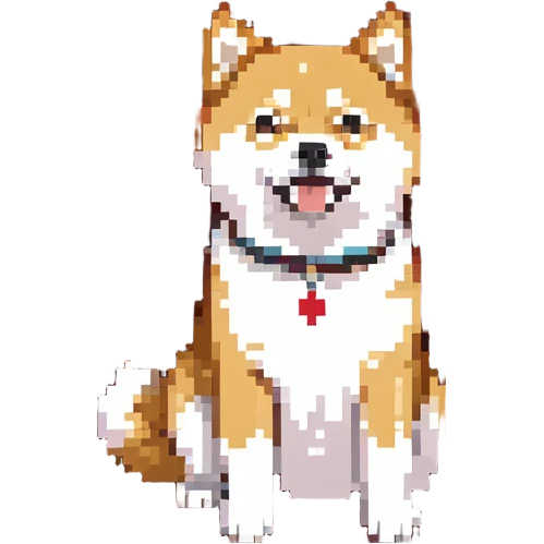 Shiba Inu sitting in a movie theater emoji