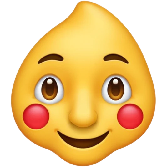 simple low-detail nose emoji, plastic toy-like look, smooth material, bright soft colors, hyper-casual art style
 emoji
