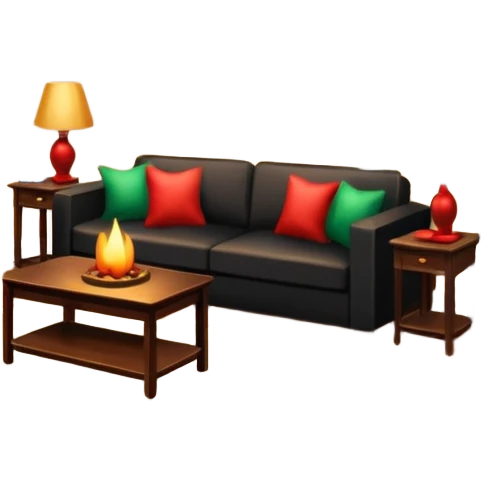 apartment enterier christmas magic emoji