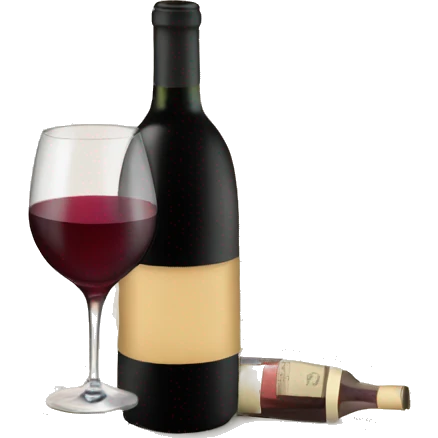 Book and wine emoji
