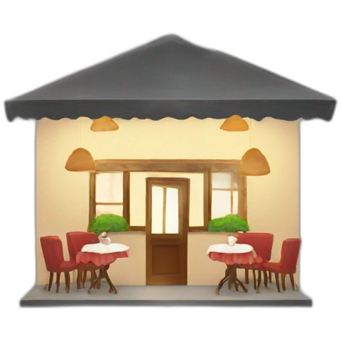atmosphere in restaurant emoji
