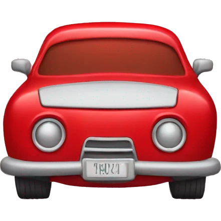 little red car emoji