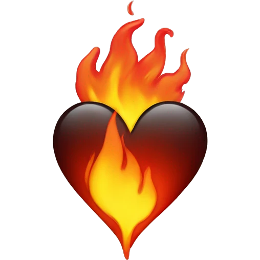 heart on fire emoji