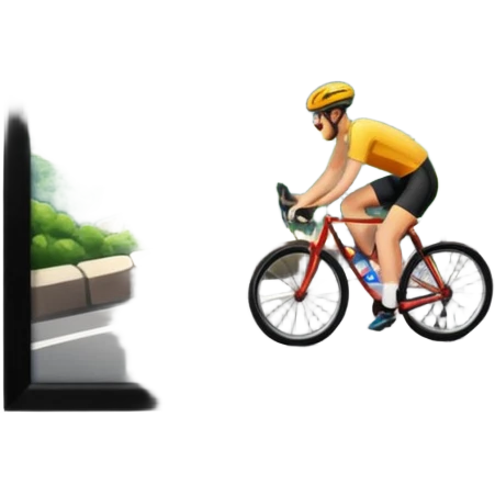 puerto de montaña ciclismo emoji
