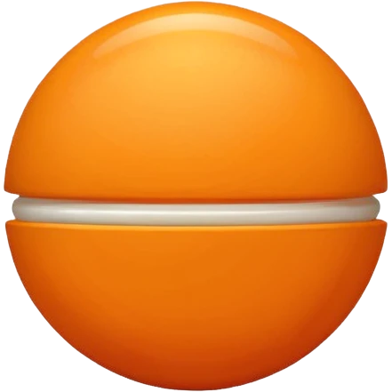 Round orange 30mg adderall with line down center emoji