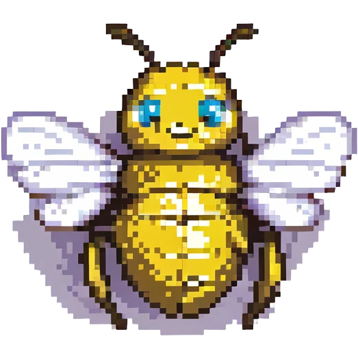 A bumblebee emoji
