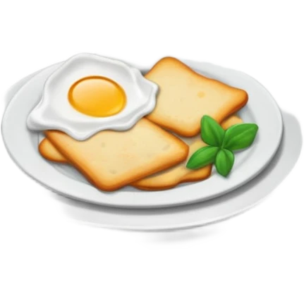 Dirty dishes on a bed emoji