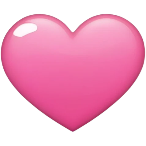 Pink heart sticker emoji