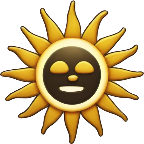 Sun emoji