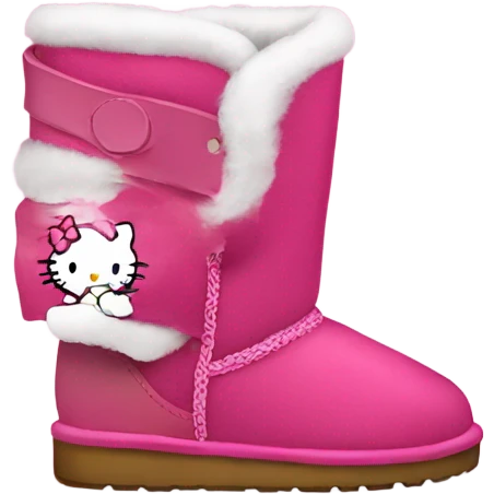 Hello kitty uggs emoji