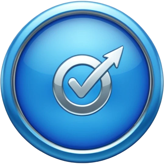 Blue verification badge emoji