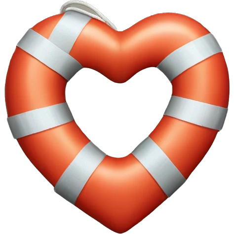 Life preserver heart emoji