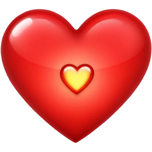 Red hearts glimmering lights  emoji