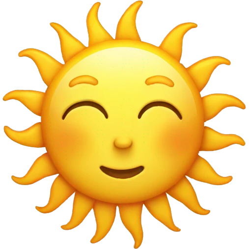 sun emoji