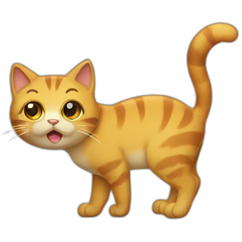 urinating cat emoji