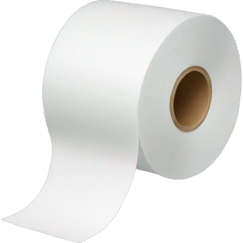 Light pink toilet paper emoji