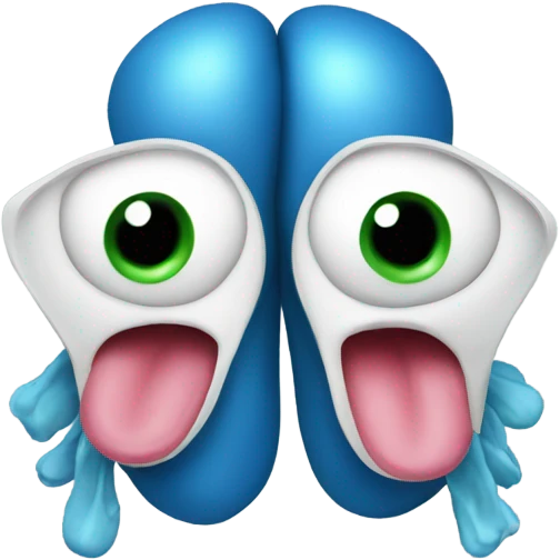 Thyroïde: thyroïd gland with 2 lobes emoji