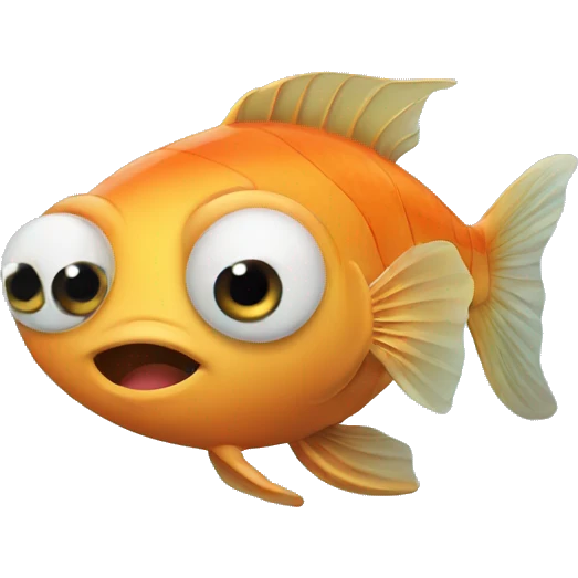 fish funny face emoji