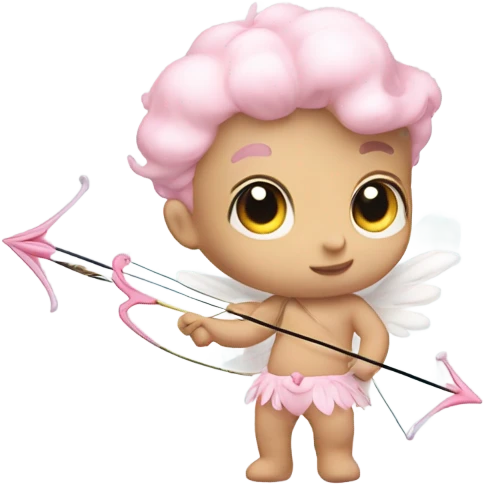 pastel pink cupid emoji