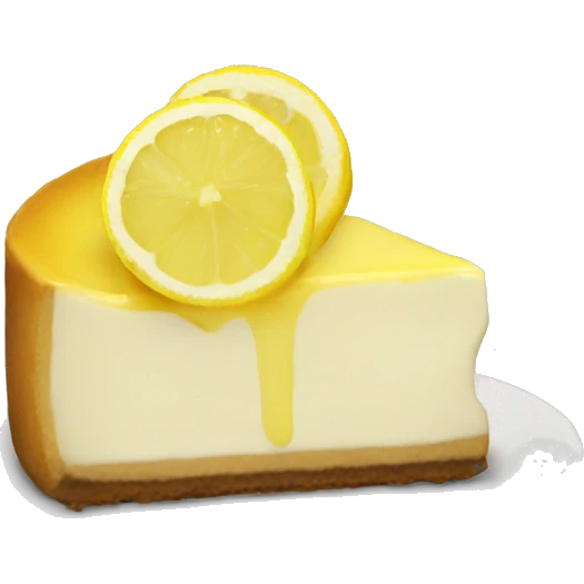 lemon cheesecake emoji