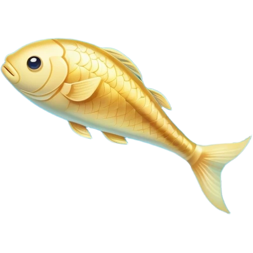 Luminous golden omega-3 capsule amid flowing blue currents, with a translucent fish circling a glowing brain. Soft blue waves radiate outward from the brain toward a faintly visible heart, showing the connection between omega-3, brain health and cardiovascular benefits. emoji