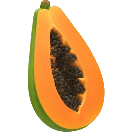 Papaya emoji
