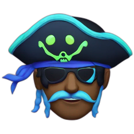 Neon Pirate emoji
