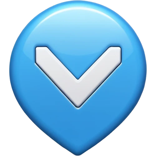 Checkmark blue emoji