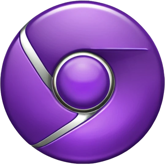 dark purple google chrome logo emoji