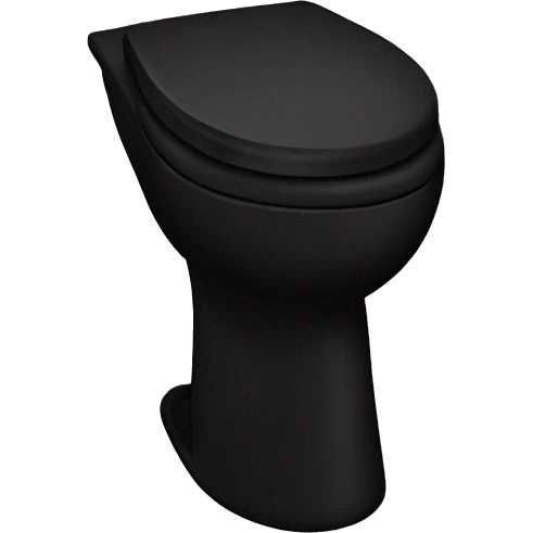 Skibidi toliet black  emoji