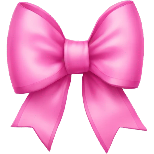 Pink bow  emoji