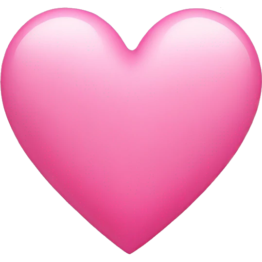 Pink heart emoji