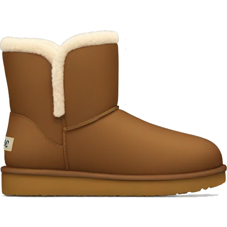 borwn platform uggs emoji