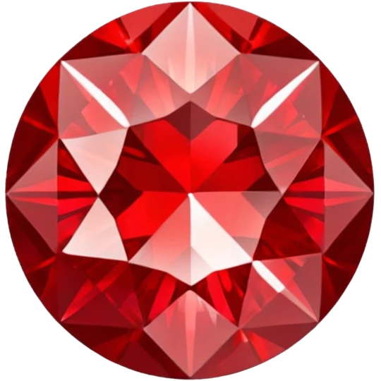 gem glitter red emoji