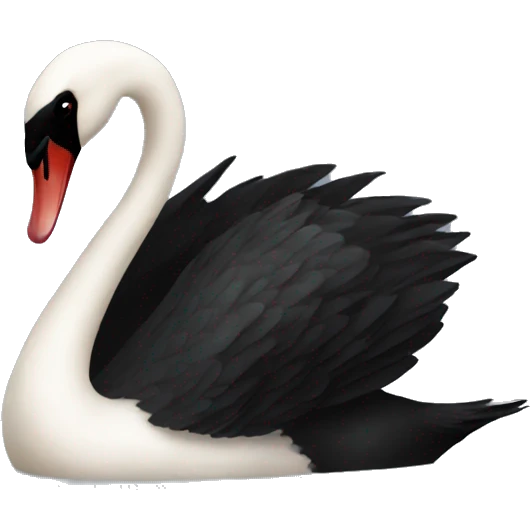 Black swan emoji